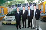 The Chief Executive visited the "Intelligent Omni-directional Hybrid Electric Vehicle"
